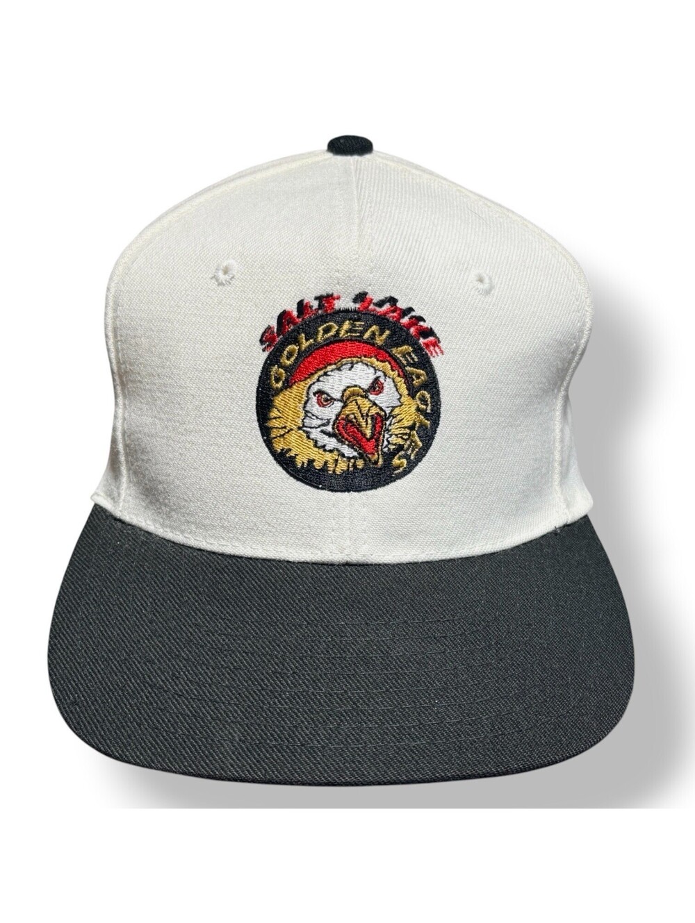 Rare Vintage 90s Salt Lake Golden Eagles Hockey Nissin Snapback Hat NWT
